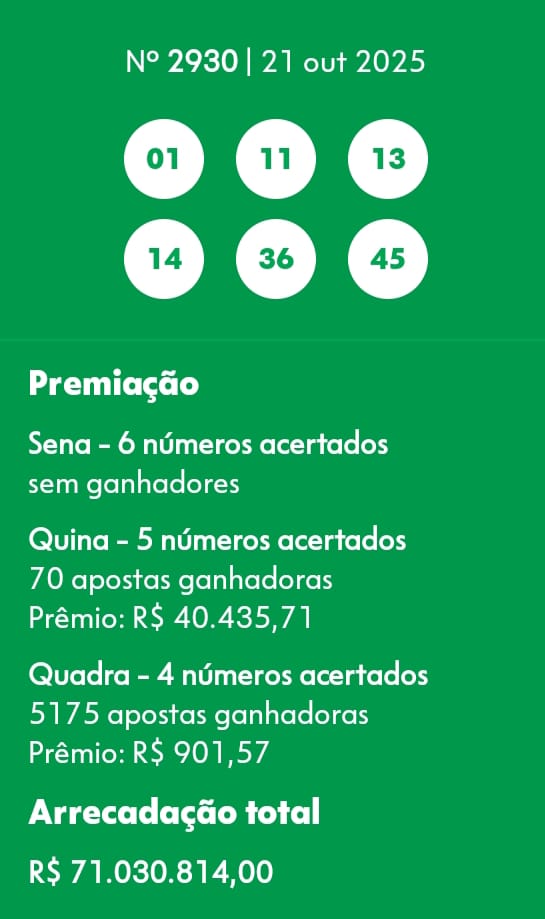mega-sena segredos concurso 2930