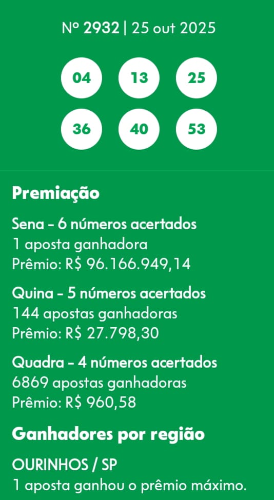 mega-sena segredos concurso 2932