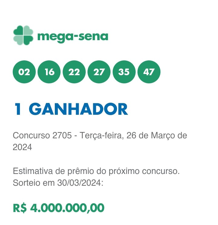 mega-sena segredos concurso 2705