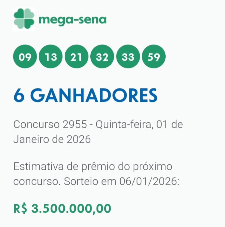 mega-sena segredos concurso 2955