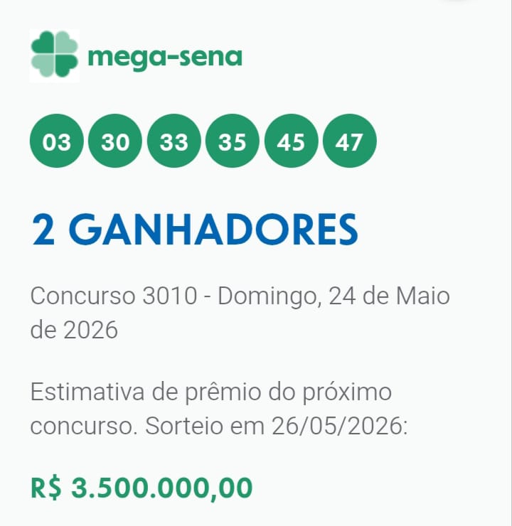 mega-sena segredos concurso 3010