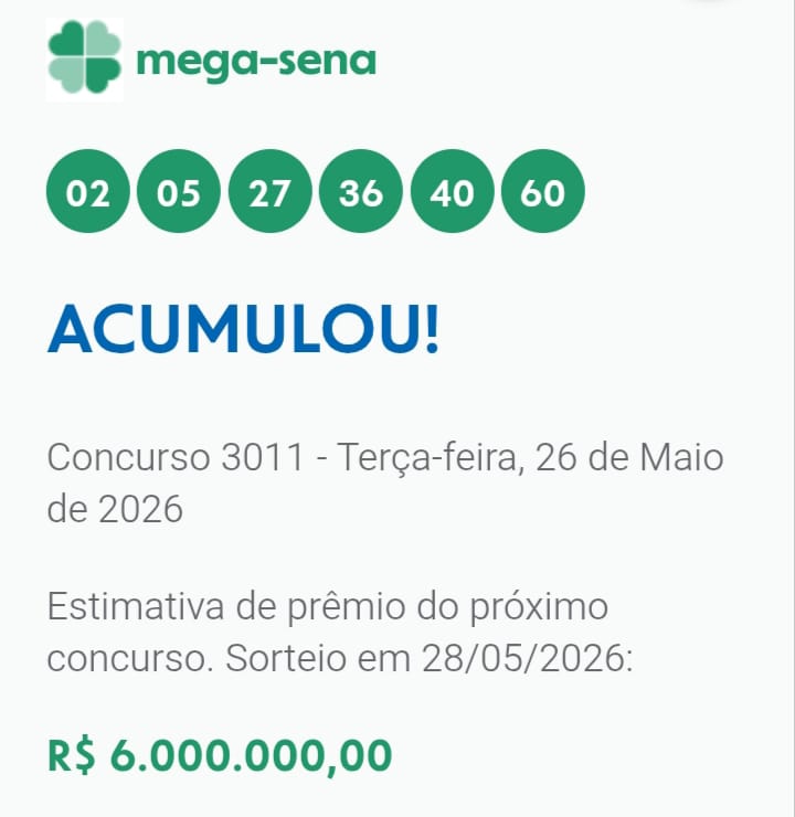 mega-sena segredos concurso 3011